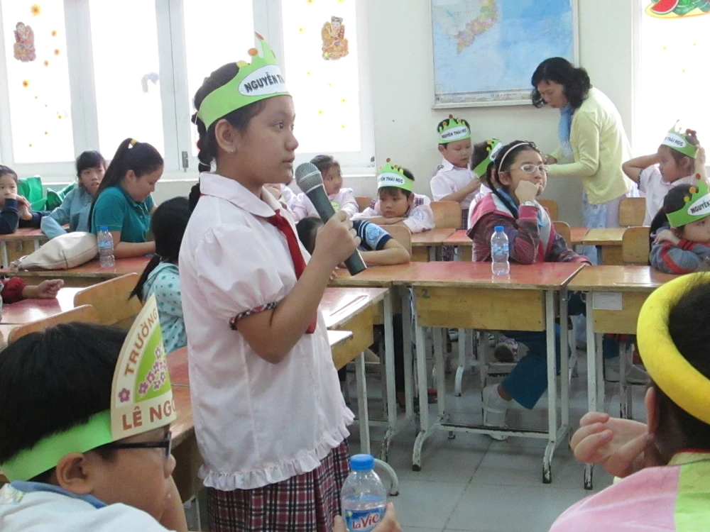 Hơn 1.000 HS tiểu học tham gia ngày hội “Em yêu Tiếng Việt” ảnh 5